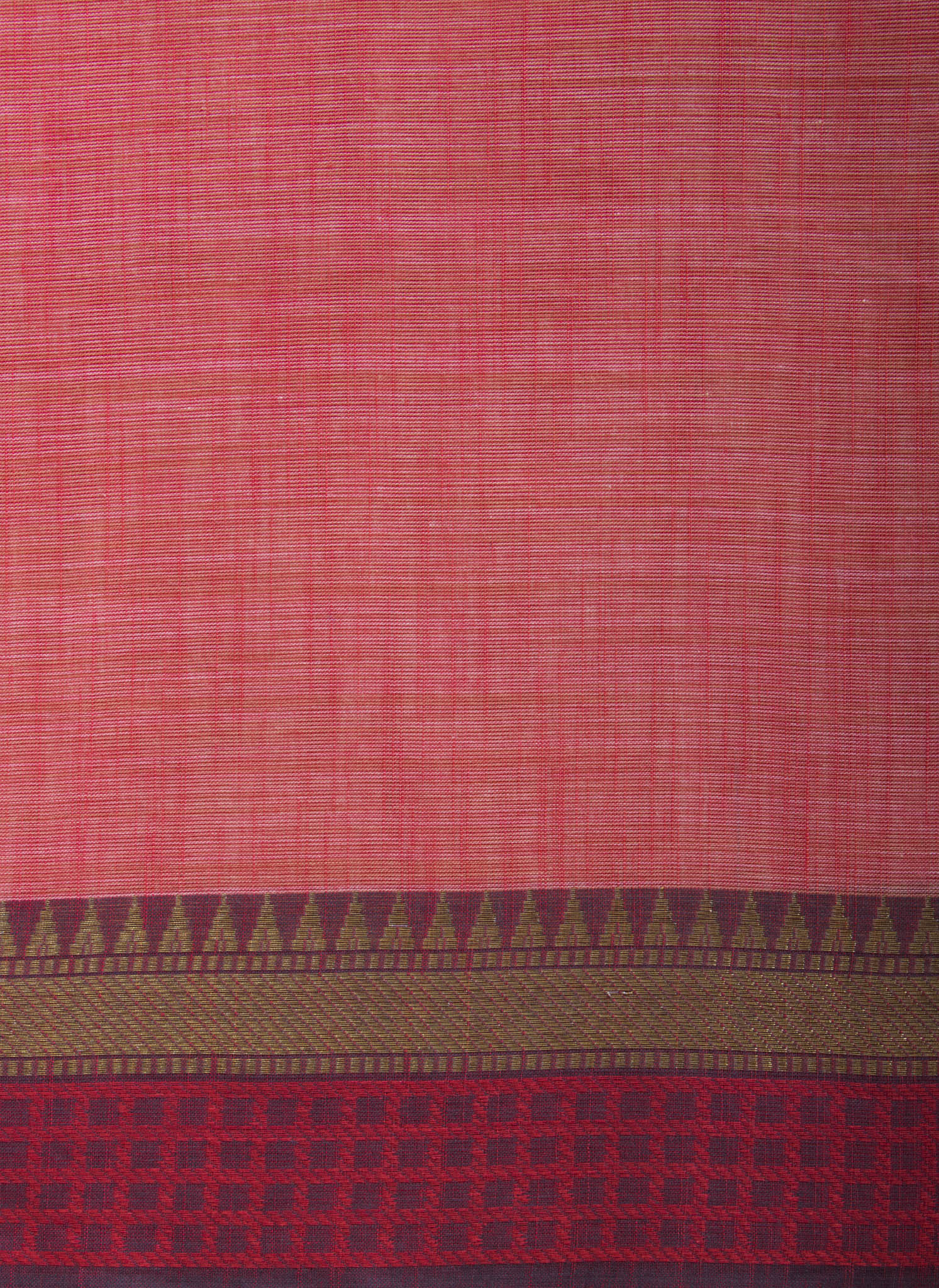 Alikam Khadi Cotton saree in Ice Blue with white slub texture -(SA-077) - Dakshin Weaves
