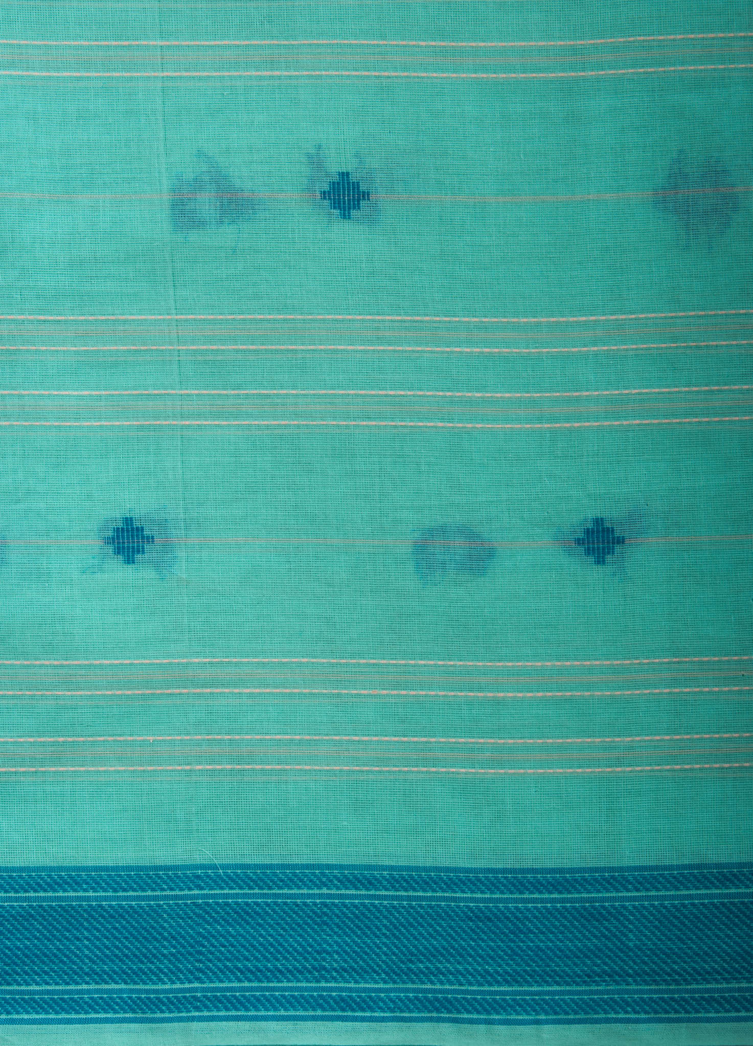 Venkatagiri Cotton saree in Grape Purple with hand woven lines and buttas - (SA-076) - Dakshin Weaves