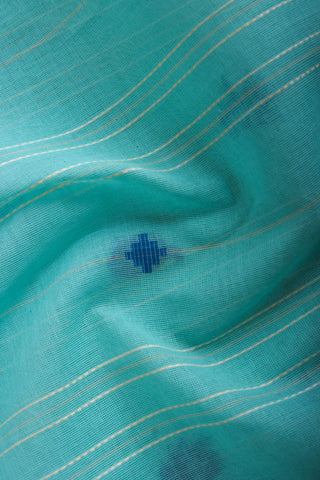 Venkatagiri Cotton saree in Grape Purple with hand woven lines and buttas - (SA-076) - Dakshin Weaves