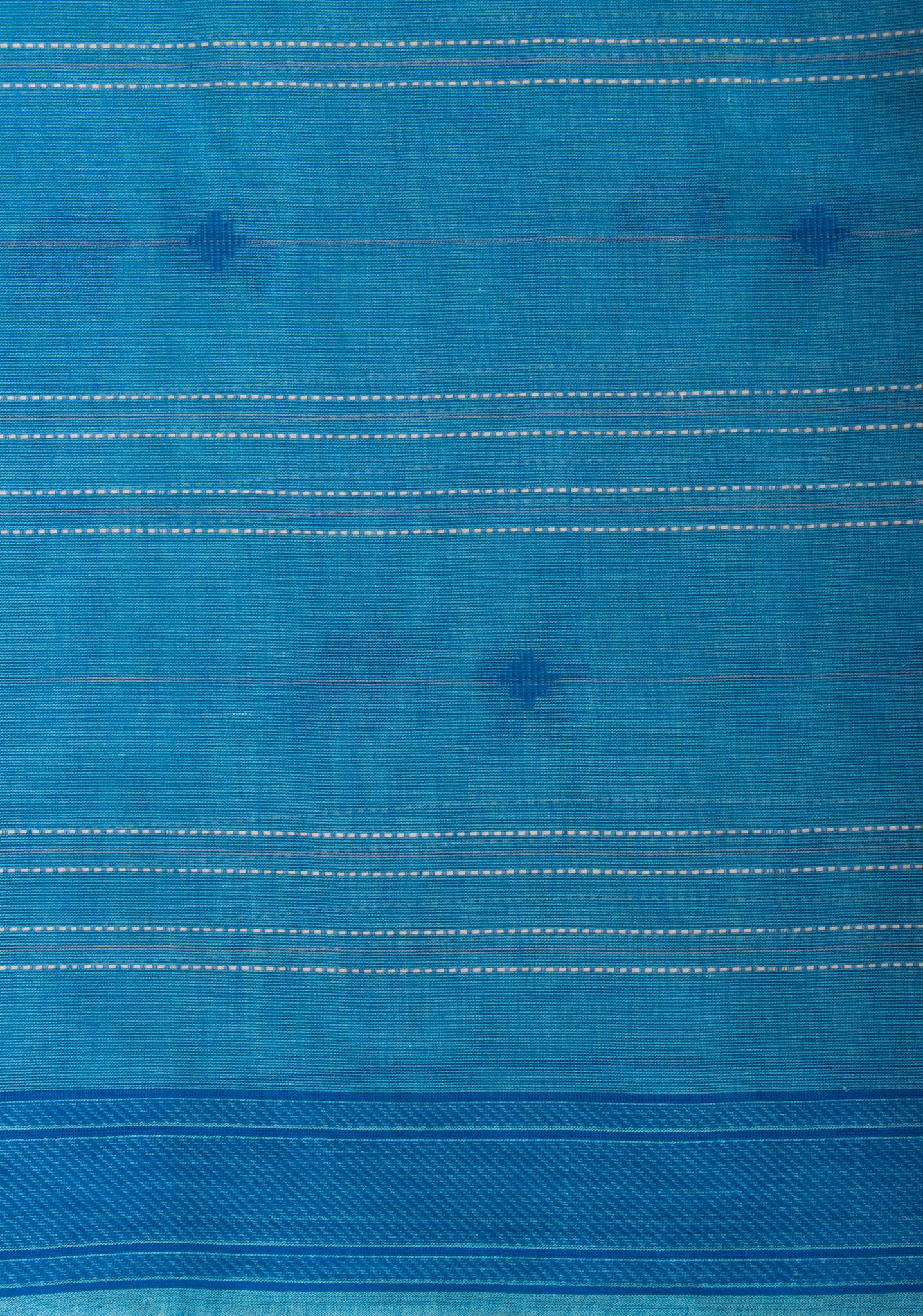 Venkatagiri Cotton saree in Grape Purple with hand woven lines and buttas - (SA-076) - Dakshin Weaves